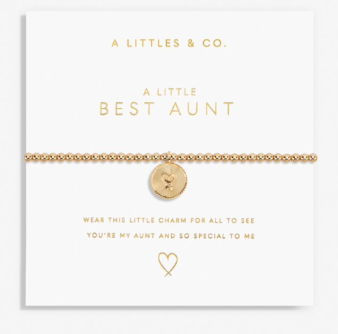 A Littles Gold-Tone Bracelet w Charm