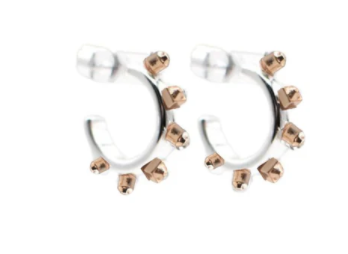Smith & Co. Metal Huggie Hoops