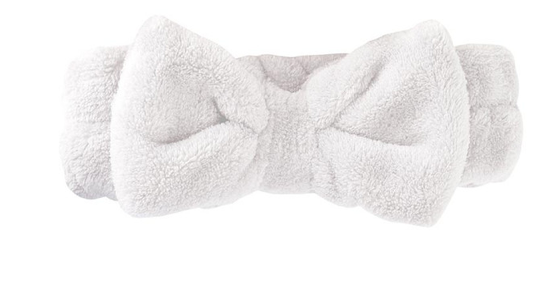 Bella il Fiore Plush Bow Spa Headband