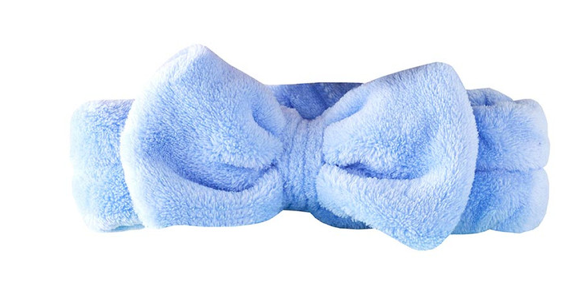 Bella il Fiore Plush Bow Spa Headband