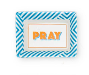 Two's Company Petite Wise Sayings Trinket Tray
