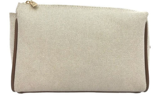 TRVL Luxe Linen Medium Voyage Zipper Bag