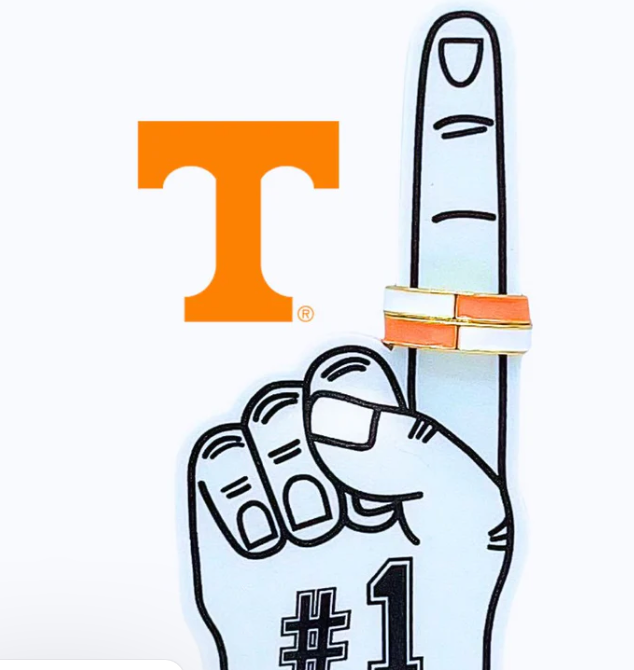 Color Shout 50/50 Stack Ring Set