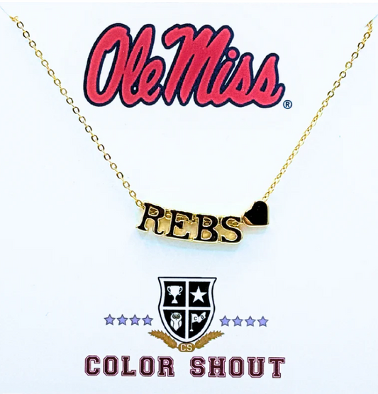 Color Shout Heart Necklace