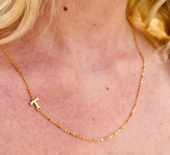 Color Shout Slide Set Logo Necklace