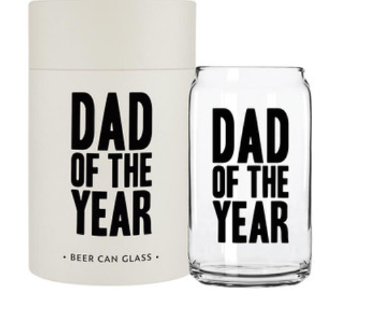 Santa Barbara Design Beer Can Glass