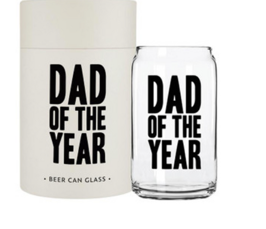 Santa Barbara Design Beer Can Glass