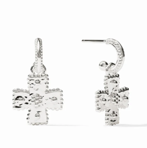 Julie Vos Canterbury Hoop & Charm Earrings