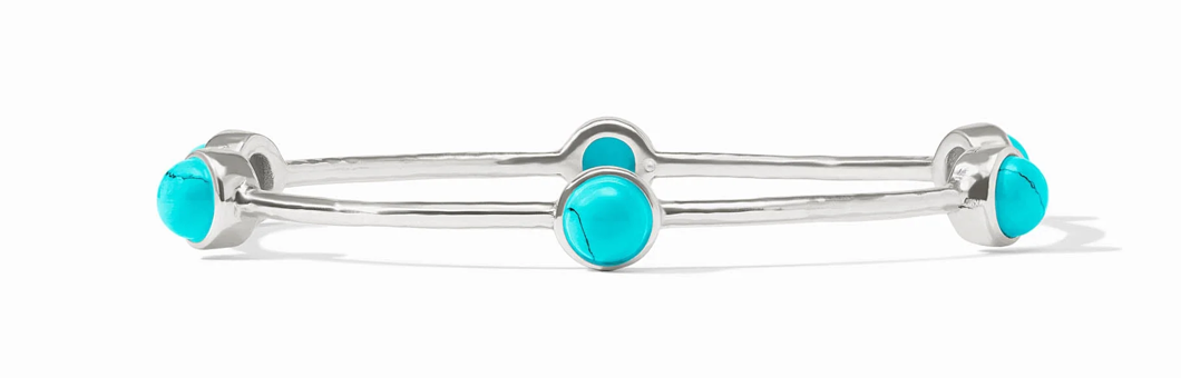 Julie Vos Milano Luxe Silver Bangle