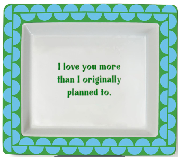 Two's Company Sassy Sayings Desk Tray
