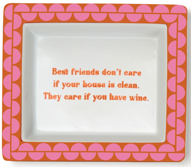 Two's Company Sassy Sayings Desk Tray