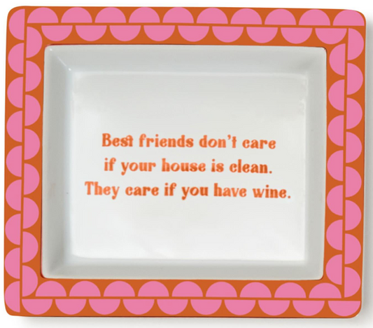 Two's Company Sassy Sayings Desk Tray