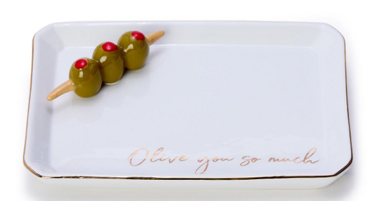 Two's Company Iconic Eats Trinket / Desk Tray