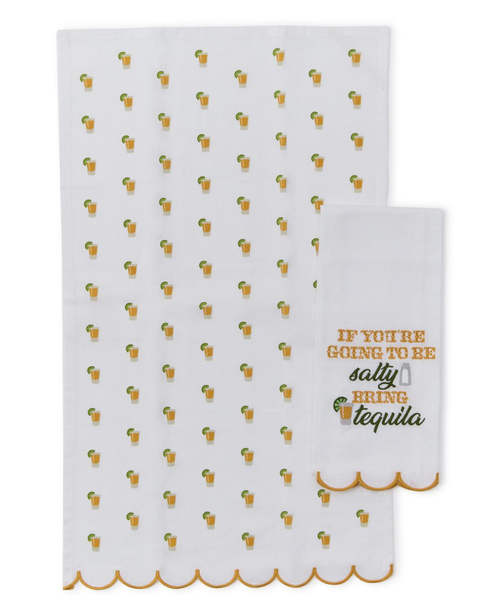 Two's Company Drinking Dish Towel