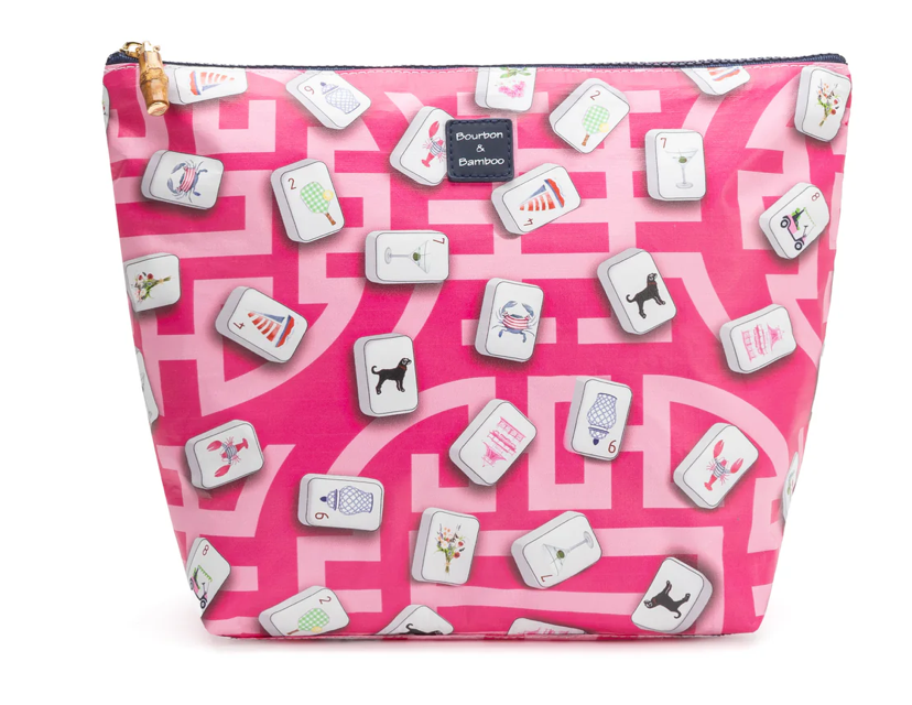 Bourbon & Bamboo Essentials Zipper Bag