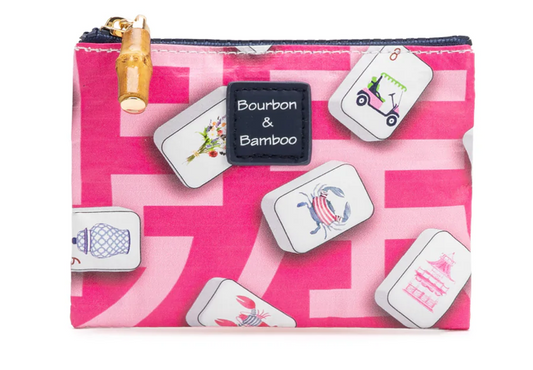 Bourbon & Bamboo Coin Zipper Purse