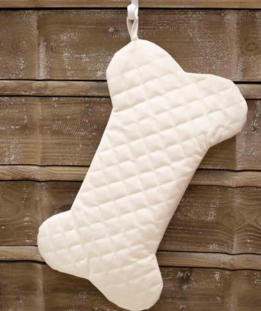 The Royal Standard Quilted Dog Bone Stocking