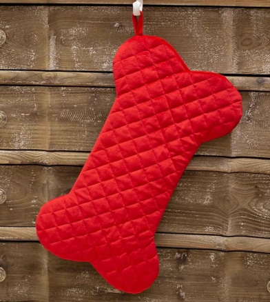 The Royal Standard Quilted Dog Bone Stocking