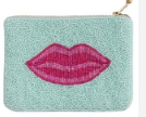 Hazel Mazel Beaded Zip Pouch