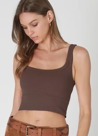 Nikibiki Chevron Ribbed Crop Top
