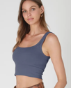 Nikibiki Chevron Ribbed Crop Top