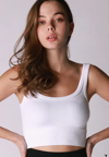 Nikibiki Chevron Ribbed Crop Top