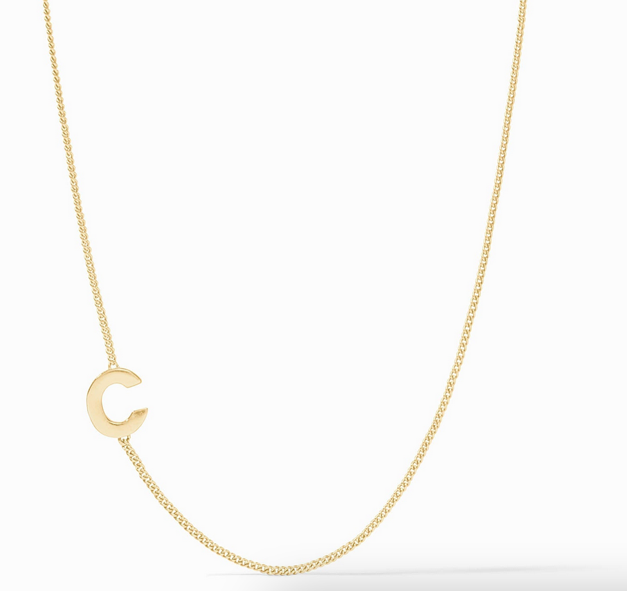 Julie Vos Initial Delicate Necklace