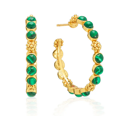 Capucine De Wulf Berry Gem Hoop Earrings