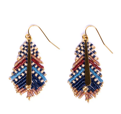 Mayana Gilded Feather Earrings