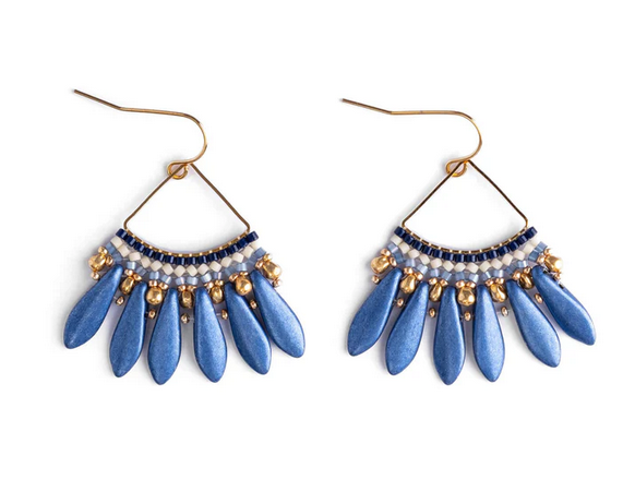 Mayana Heirloom Fan Drop Earrings