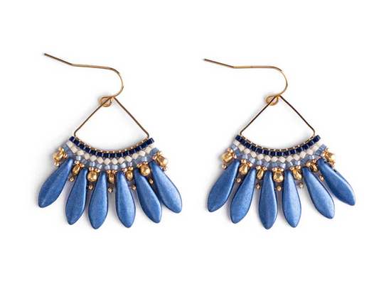 Mayana Heirloom Fan Drop Earrings