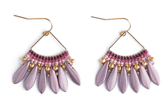 Mayana Heirloom Fan Drop Earrings