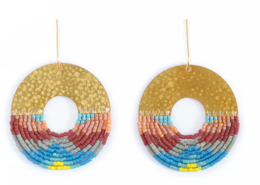 Mayana Organic Circular Earrings