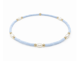 Erin Gray Game Day Bracelet w Rice Pearls
