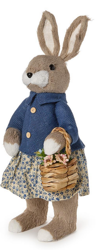 Two's Company Hand Crafted Vintage Easter Bunny
