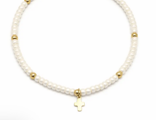 Erin Gray Luxe Cross Bracelet