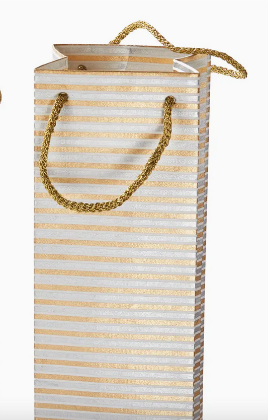 Tag Metallic Wine Bag