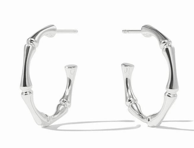 Julie Vos Gold Bamboo Hoop Earrings