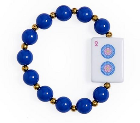 Two's Company Mahjong Bead Bracelet