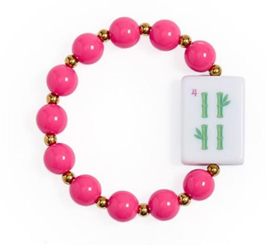 Two's Company Mahjong Bead Bracelet
