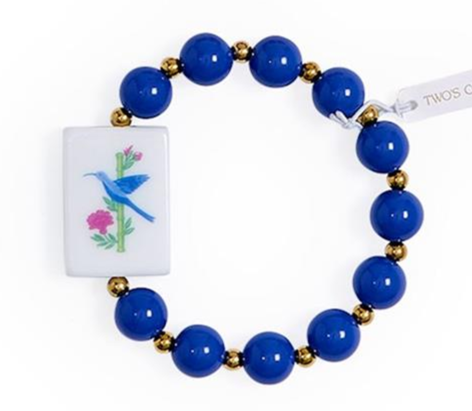 Two's Company Mahjong Bead Bracelet