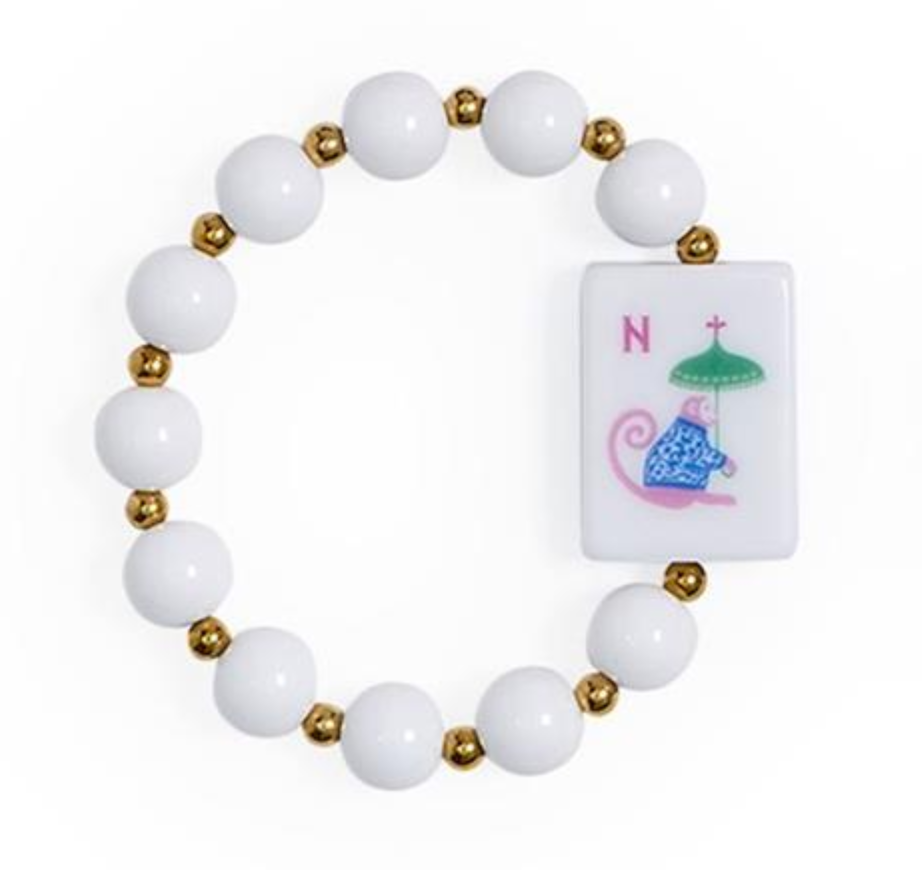 Two's Company Mahjong Bead Bracelet