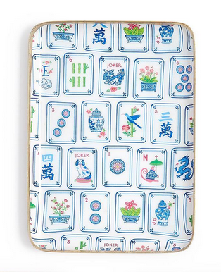 Two's Company Mahjong Trinket Tray