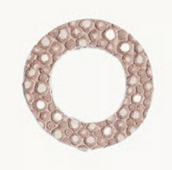 Hyde Forty-Seven Pendant Necklace Leather Disc