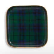 Two's Company Tartan Metal Trays