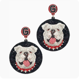 Grace Ann Designs Glitter Gameday Earrings