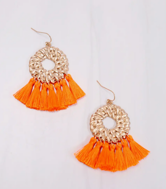 Caroline Hill Cheshire Tassel Earrings