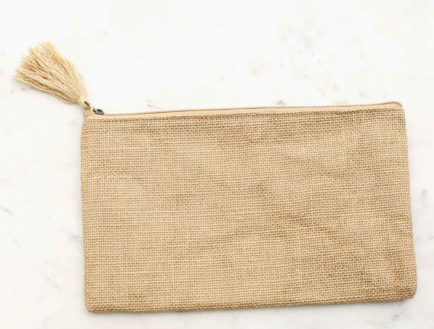 Royal Standard Jute Cosmetic Bag (embroidered)