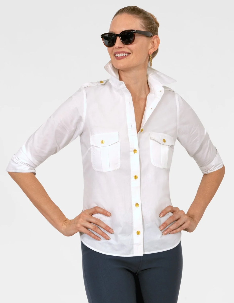Gretchen Scott Safari Boyfriend Shirt