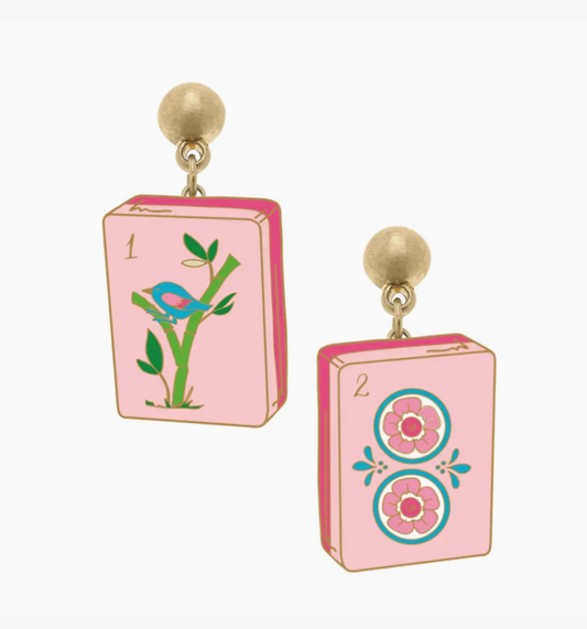 CANVAS Style Mahjong Earrings